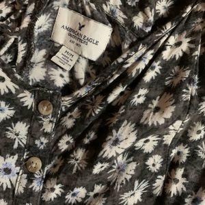 American Eagle Button Down Maxi Dress